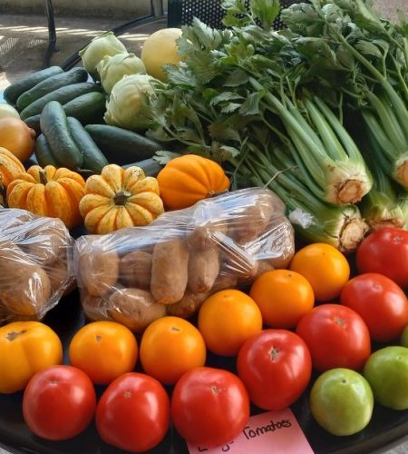 Vegetables at MeMe's Mini Market